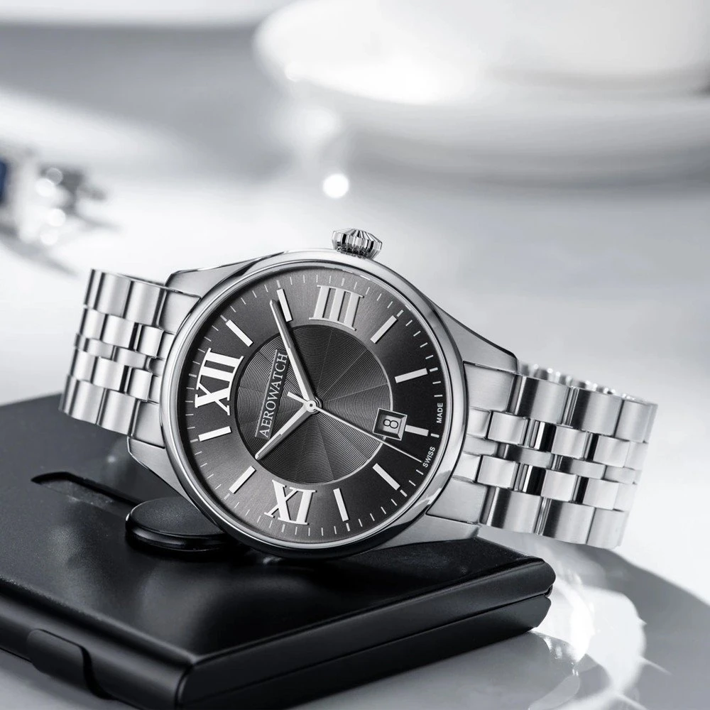 Aerowatch Les Grandes Classiques 42997-AA02-M Watch 7 Aerowatch Les Grandes Classiques 42997-AA02-M Watch - Image 5