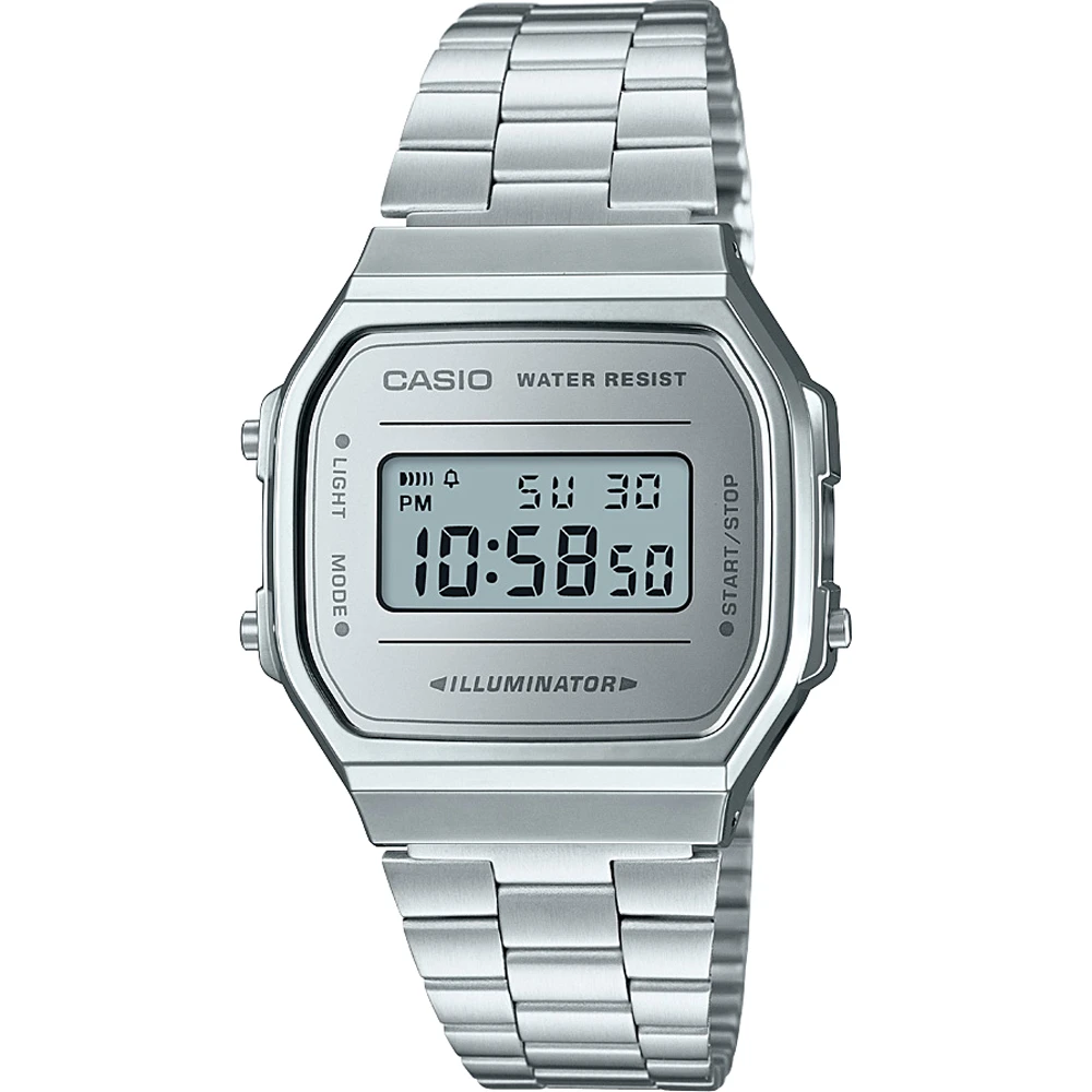 Casio Vintage A168WEM-7EF Retro Mirror Watch 3 Casio Vintage A168WEM-7EF Retro Mirror Watch