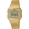 Casio Vintage A700WEMG-9AEF New Slim Vintage Watch -Outlet Glis Chrono Store casio classic edgy a700wemg 9aef 10482620