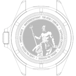 Edox Skydiver 80120-3NM-BUIDN Skydiver Neptunian Watch -Outlet Glis Chrono Store edox skydiver neptunian 80120 3nm buidn 11990026