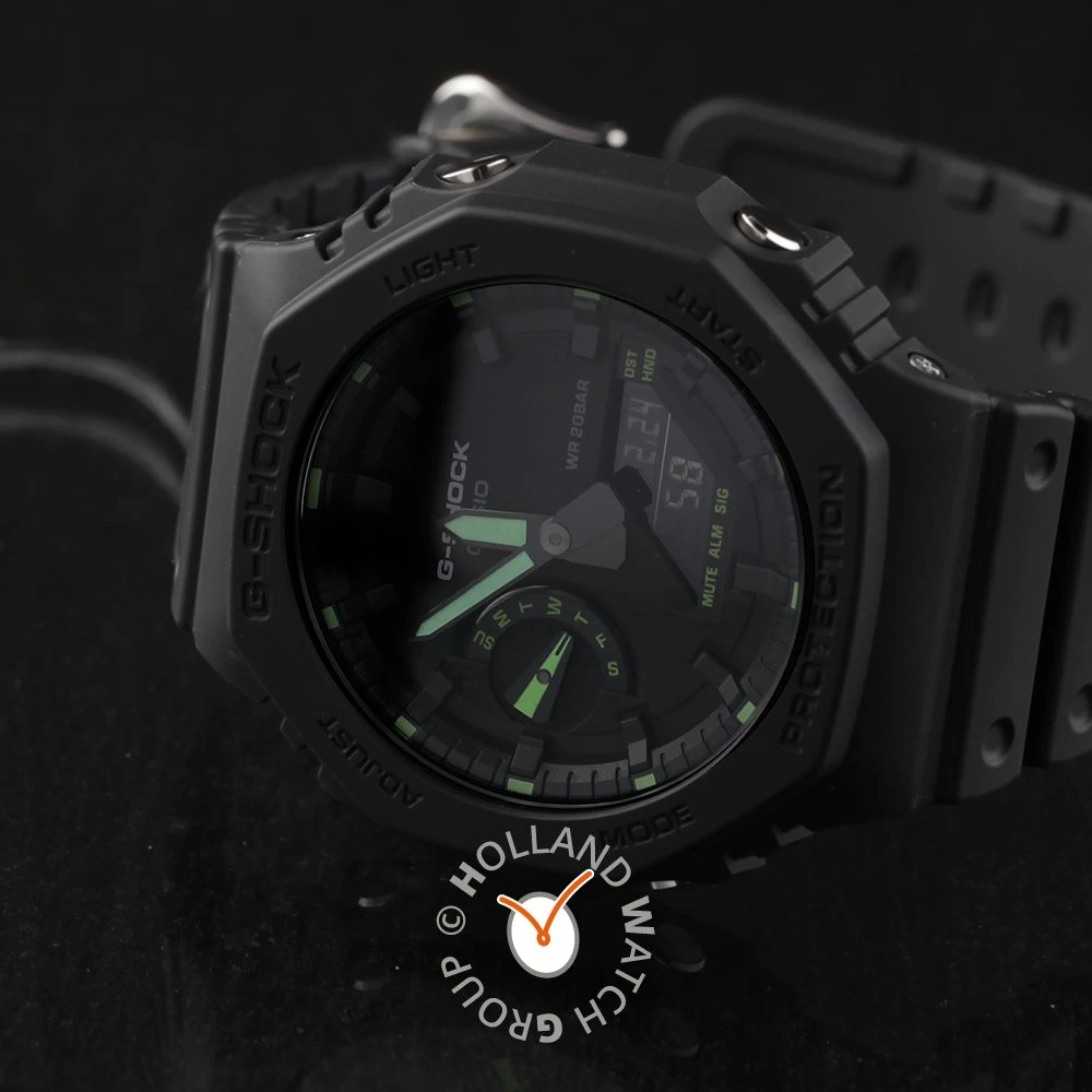 G-Shock Classic Style GA-2100-1A3ER Neon Accent Watch 8 G-Shock Classic Style GA-2100-1A3ER Neon Accent Watch - Image 6