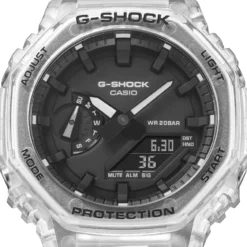 G-Shock Classic Style GA-2100SKE-7AER Skeleton Series - White Watch -Outlet Glis Chrono Store g shock skeleton series ga 2100ske 7aer 12412542