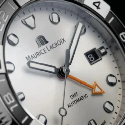 Maurice Lacroix Aikon AI6158-SS002-130-1 Aikon Venturer GMT Watch -Outlet Glis Chrono Store maurice lacroix ai6158 ss002 130 1 aikon venturer gmt 15439526