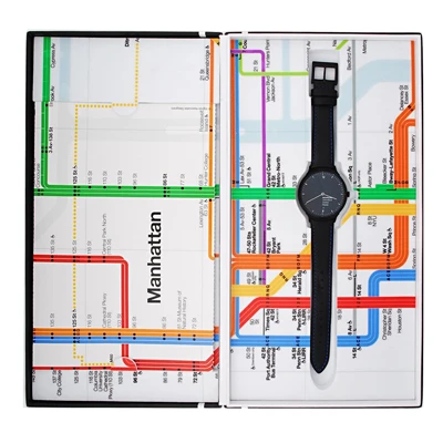 Mondaine Helvetica MH1.L2222.LB Helvetica 1 Light 38 NY Edition Watch 4 Mondaine Helvetica MH1.L2222.LB Helvetica 1 Light 38 NY Edition Watch - Image 2