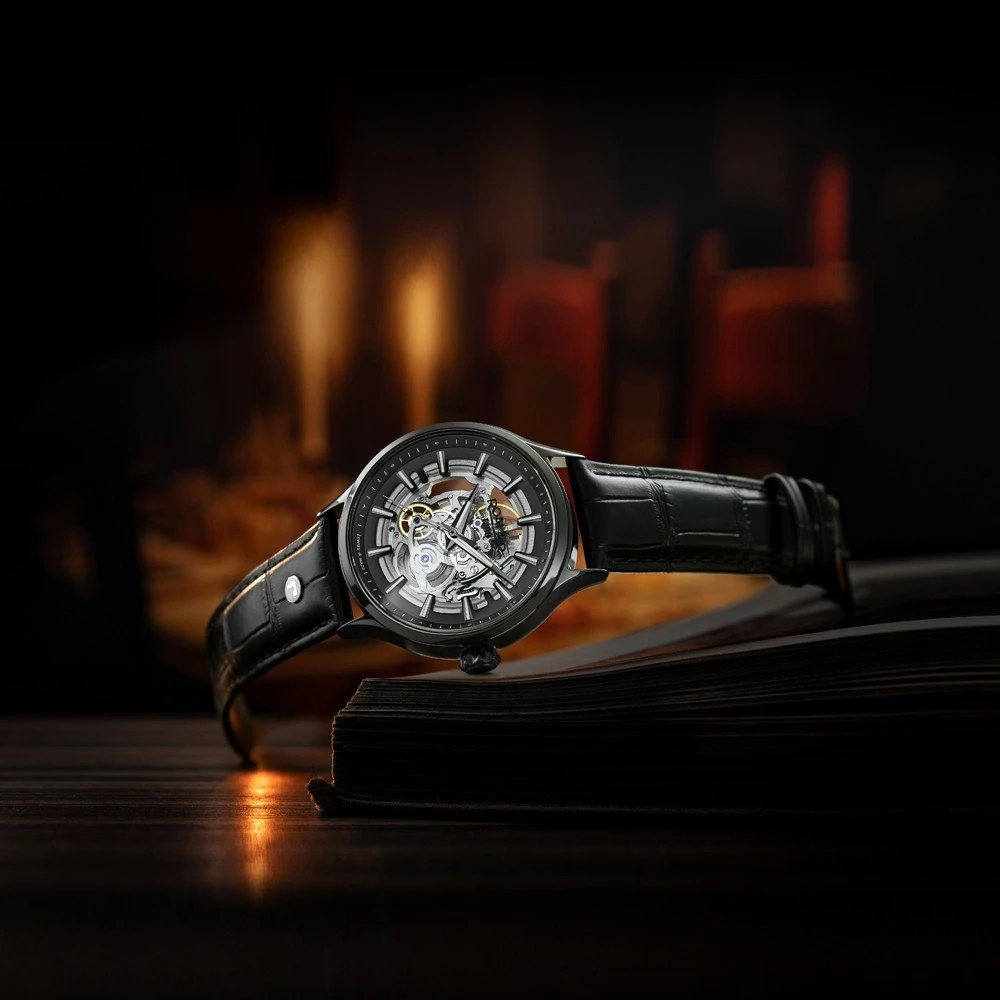 Roamer Competence 101663-40-55-05N Competence Skeleton III Watch 6 Roamer Competence 101663-40-55-05N Competence Skeleton III Watch - Image 4