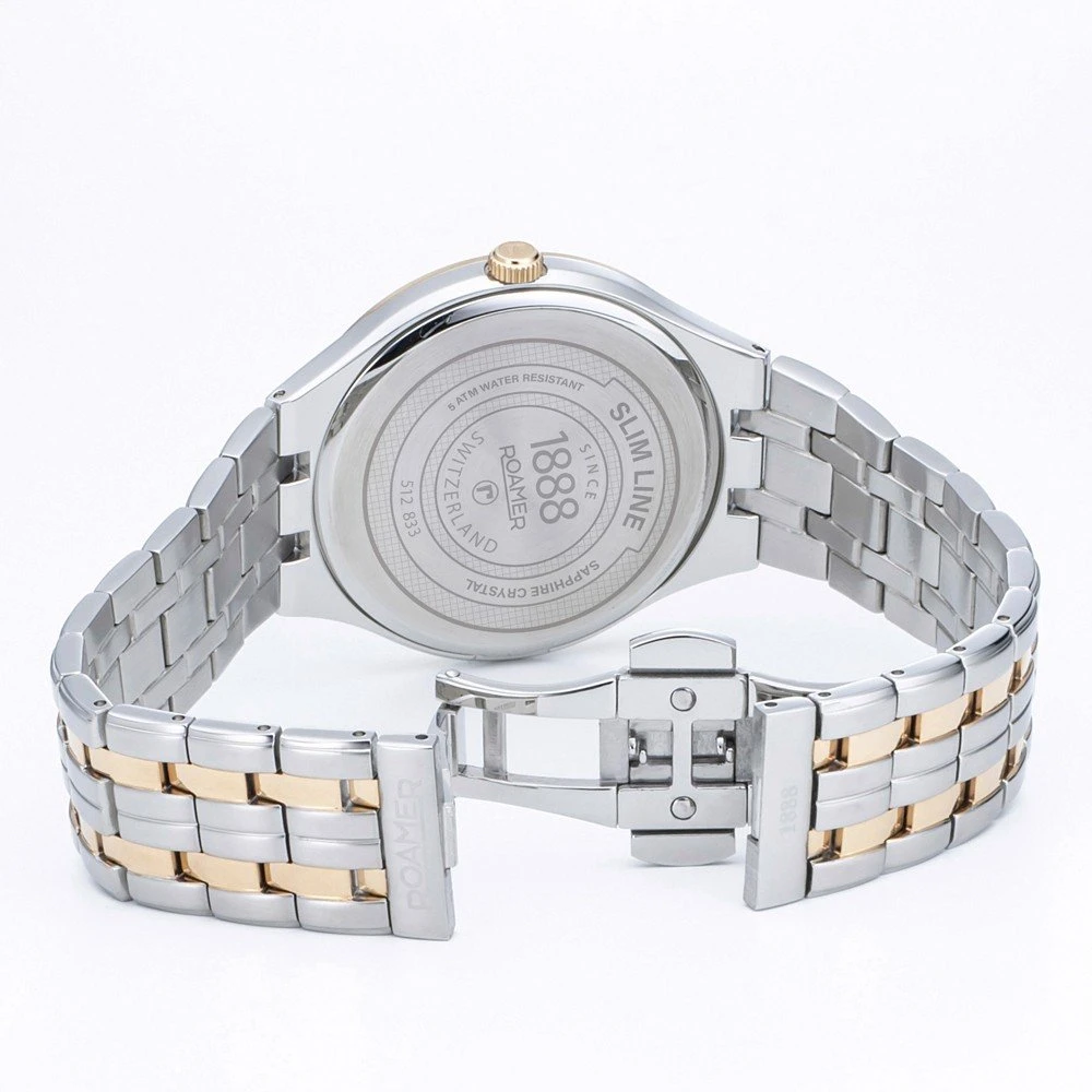 Roamer Slim-Line 512857-47-15-20 Slim-Line Classic Ladies Watch 5 Roamer Slim-Line 512857-47-15-20 Slim-Line Classic Ladies Watch - Image 3