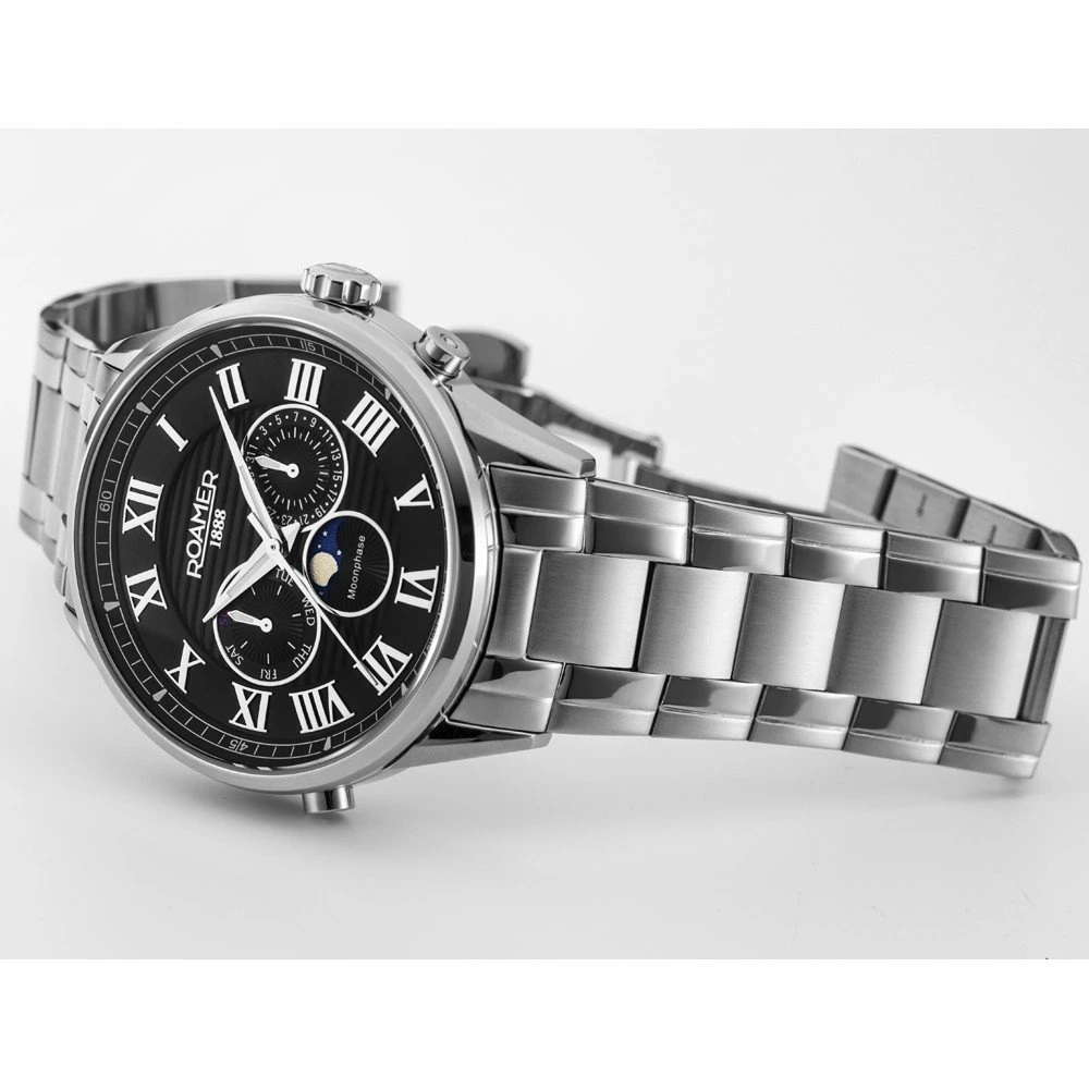 Roamer Superior 513821-41-85-50 Superior Moonphase II Watch 4 Roamer Superior 513821-41-85-50 Superior Moonphase II Watch - Image 2